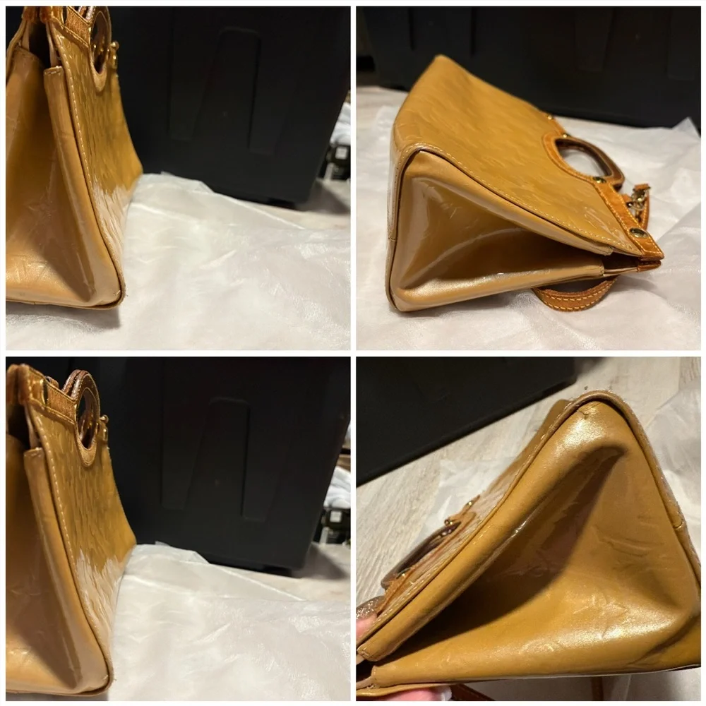 XSOLDX Louis Vuitton Roxbury Beige Vernis Monogram Bag W/ Authentication - Picture 10 of 14